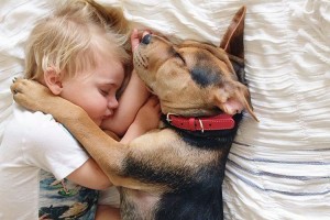 Beau y su perrito Theo