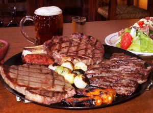 Cerveza y asado