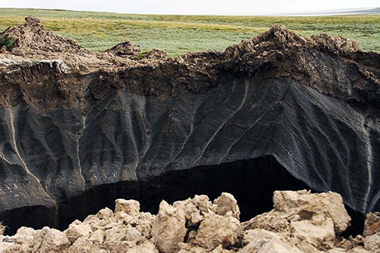 foso gigante en Siberia