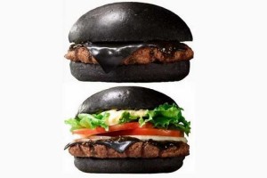 Nueva hamburguesa totalmente negra