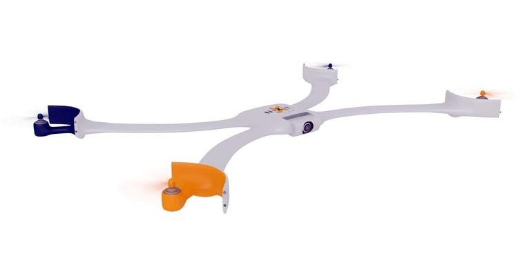 Pulsera se transforma en cuadricóptero fotográfico