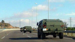 Tanques rumbo a Barcelona sorprenden