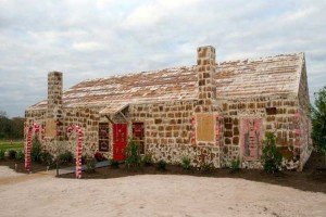 Construir casa de pan de jengibre