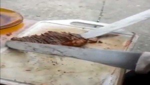 cortar un bistec