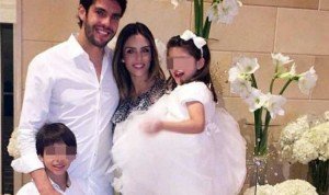 Ricardo Kaká y Caroline Celico