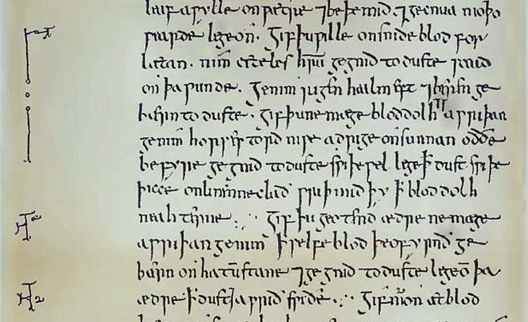 manuscrito en la Biblioteca Británica