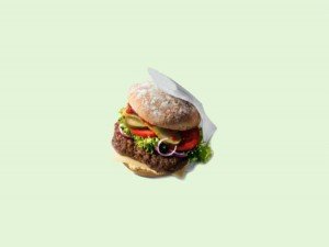 hamburguesa orgánica