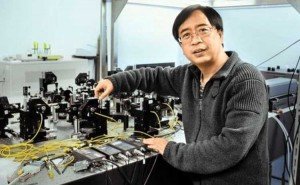 Experimento de comunicación cuántica espacial