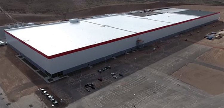 Fábrica de baterías secreta de Tesla se abre ahora