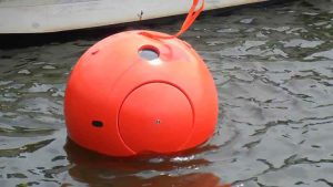 La cápsula naranja que salva de un tsunami