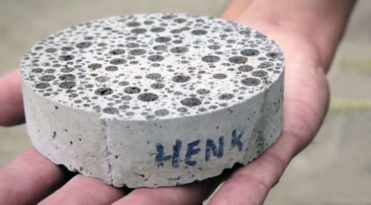 Hormigón que se auto-repara