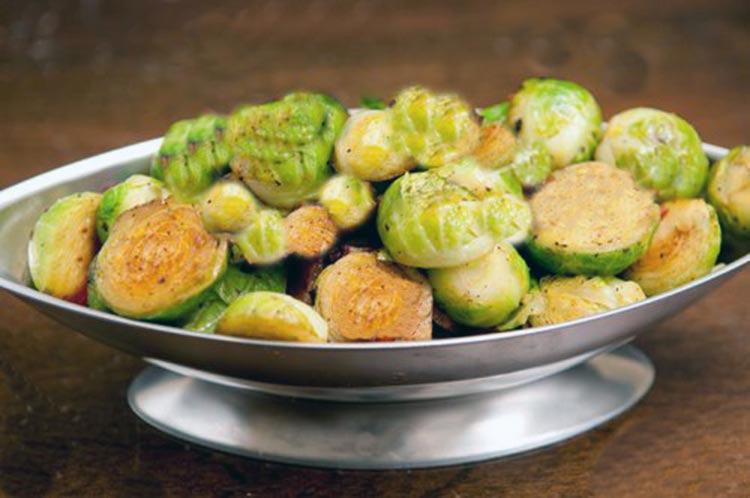 Receta de ensalada de Col de Bruselas y patata dulce